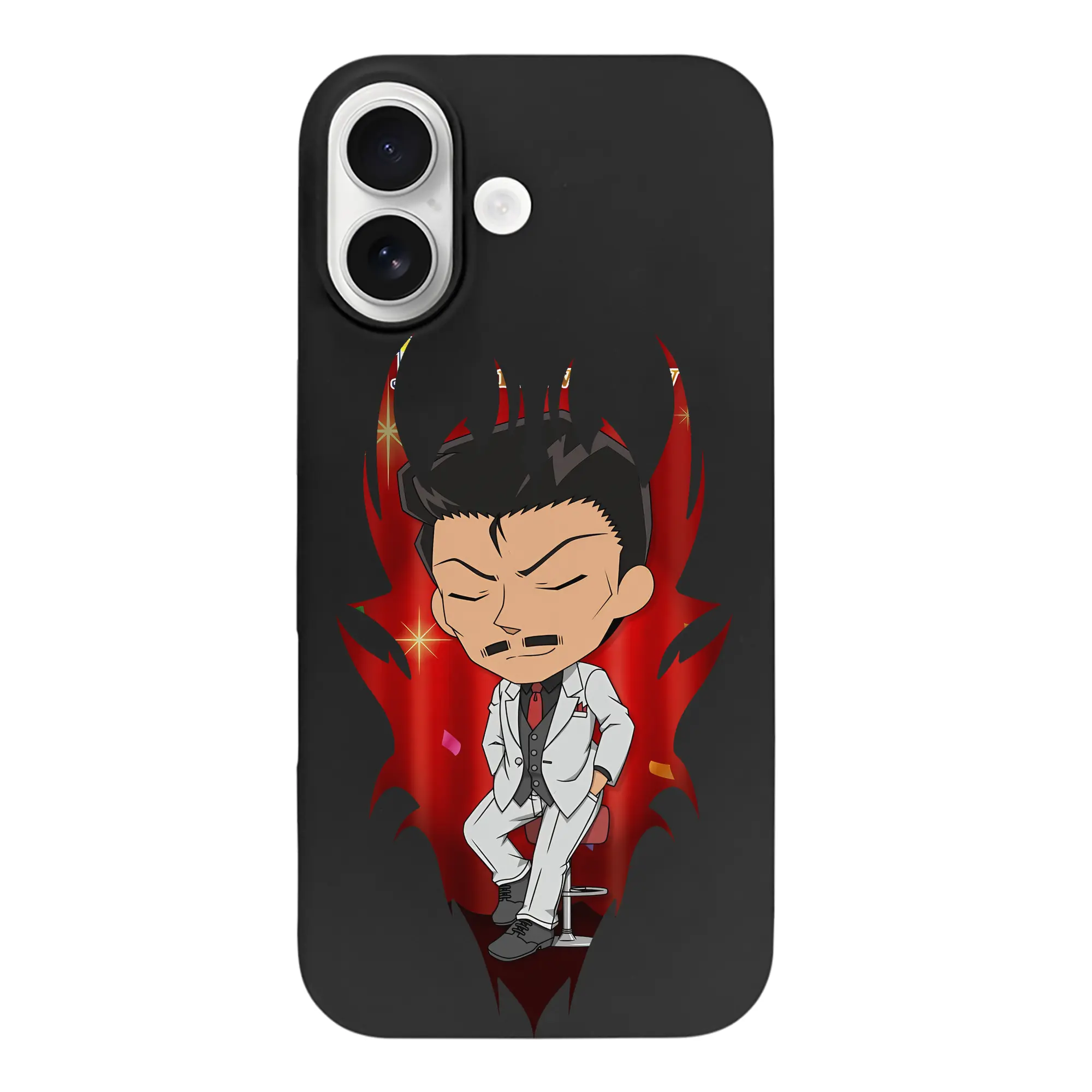 名探偵コナン グッズ 毛利 小五郎 - iPhone 17 シリーズ シリコンケース 薄型 耐衝撃 指紋防止 ソフトタッチカバー 精密フィット 傷防止 保護ケース iPhone 17/17 Air/17 Pro/17 Pro Max 対応